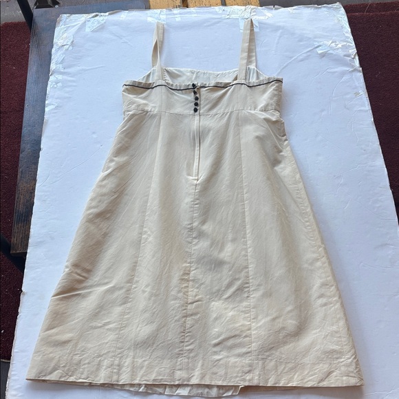 Lilly Pulitzer Vintage 90s White Label Silk Cotton Dress Lace Babydoll Y2K Cream - Picture 5 of 17